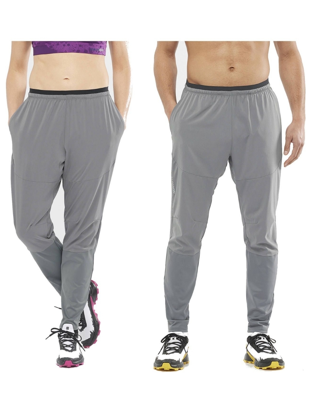 Salomon Unisex-Adult Cross Run Pant U Quiet Medium Hiking Running Travel